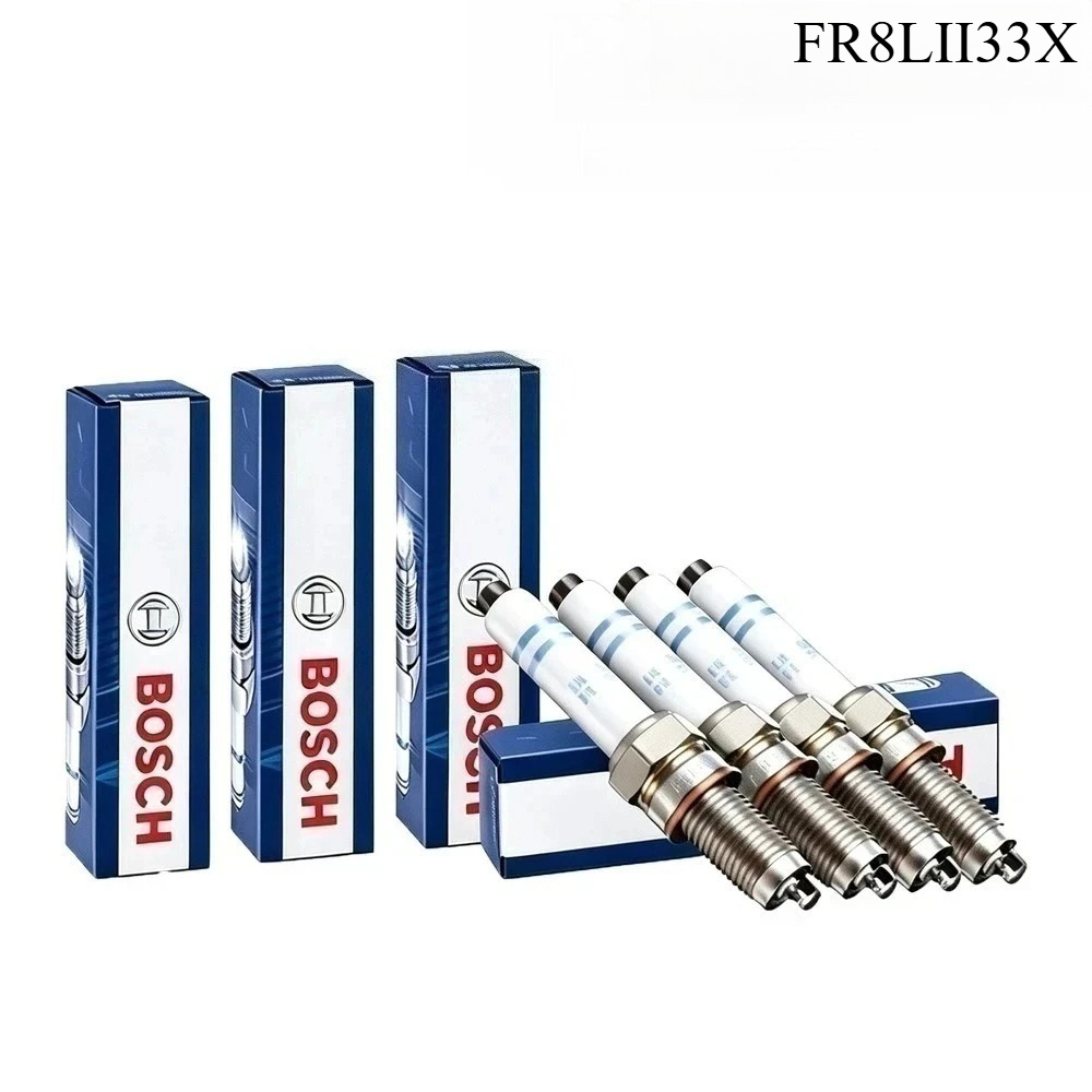 Bosch Spark Plug Iridium - หัวเทียนบ๊อชแท้ FR8LII33X สำหรับไครสเลอร์ เจอร์นีย์ 2.4 ป้องกันคาร์บอน