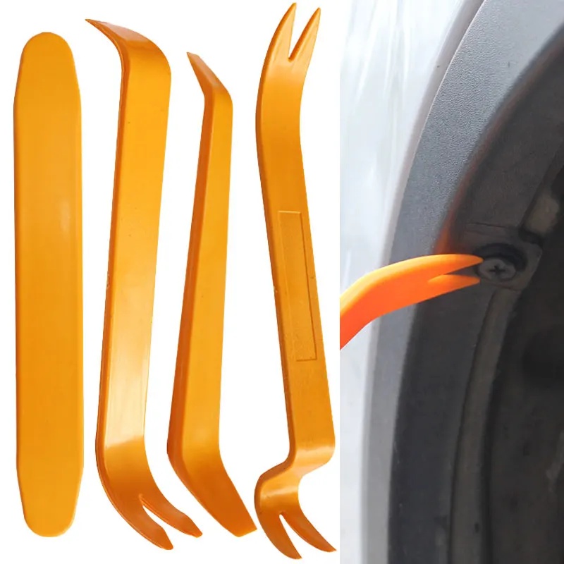 Trim Restorer Plastic - ชุดเครื่องมือถอดชิ้นส่วนรถยนต์ 4/1 ชิ้น, เครื่องมือพลาสติกสำหรับแผงประตู แผงหน้าปัด เครื่องเสียง
