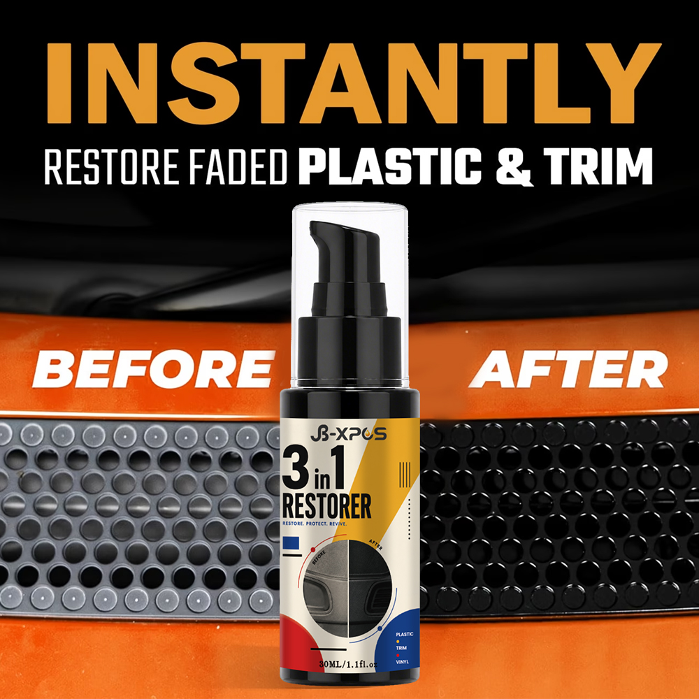 น้ำยาฟื้นฟูพลาสติกและหนังรถยนต - Trim Restorer Plastic บทวิจารณ์และราคา